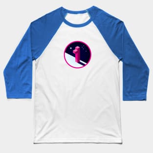 Number 1 Block Space Baseball T-Shirt